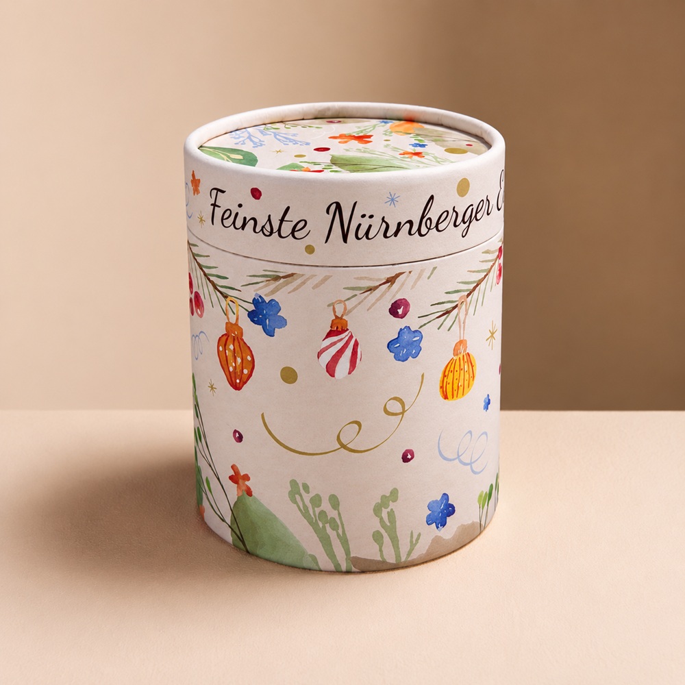 Moderne Präsent-Dose "Winterfreude" 400g